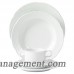 Mitterteich Flora Scalloped Embossed Porcelain 20 Piece Dinnerware Set, Service for 4 MTEI1004